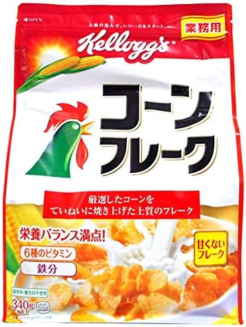 日本ケロッグ合同会社 ケロッグ 業務用 コーンフレーク 袋 340g ×6個
