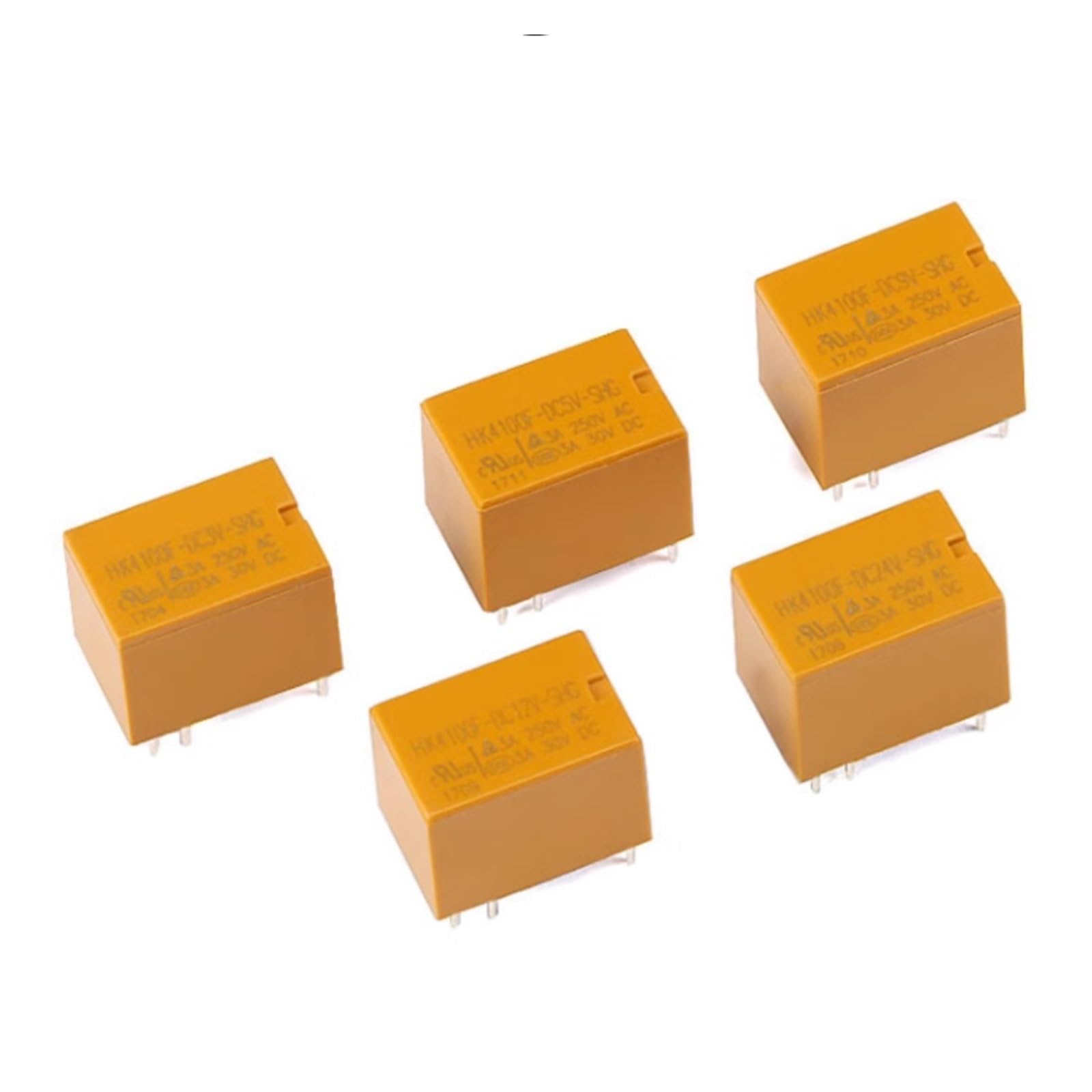 Relais de signal HK4100F-DC5V-SHG inverseur miniature pour circuit imprimé