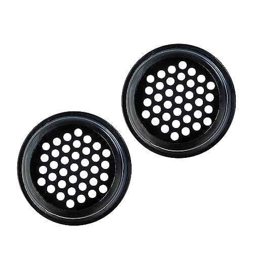 Qrity 10 PCS Stainless Steel Air Vent 29mm, Circular Mesh, Black Circular Ventilation Grille, Grating Cover - Image 4