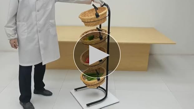 ★ Akari ★ WALLABY BASKET STAND Black ☆ Akari ☆ WALLABY BASKET STAND Black SunnyPoint Black 3