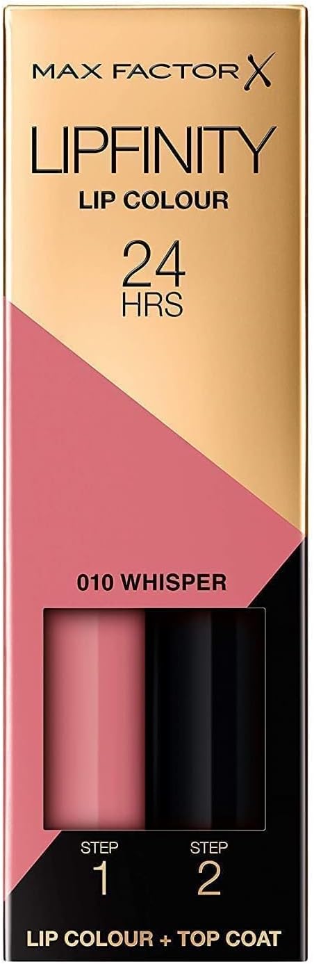 Max Factor Lipfinity Lip Stick for Women, # 010 Whisper, 4.2 Gram