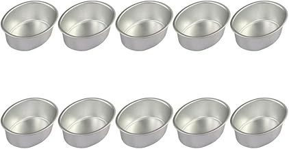 Kichvoe Molde De Pudim Forma De Bolo De Queijo 10 Peças Forma De Bolo Antiaderente Moldes De Bolo De Aço Inoxidável Moldes De Forma De Pão Assadeira De Lata Para Assadeira De Cozinha