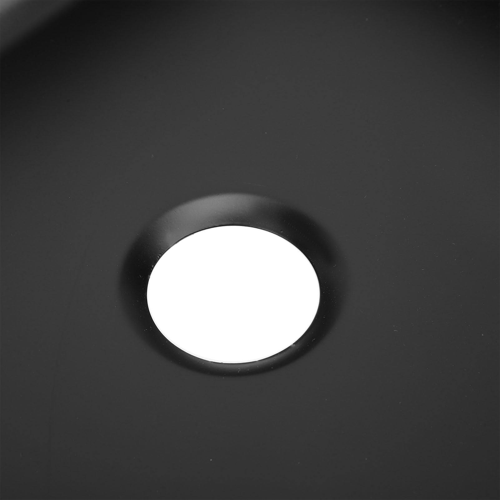 325 x 265 x 65 mm lavello per 304 in acciaio inossibile drenaggio efficiente cucina quadrata lavandino bagno con uscita 40 mm per barca per per roulotte (Spruzzando nero di plastica)