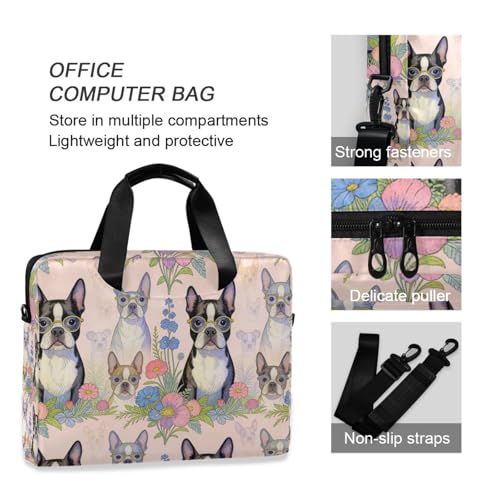 Bolso para laptop 15.6 pulg con diseño perro miniatura 6