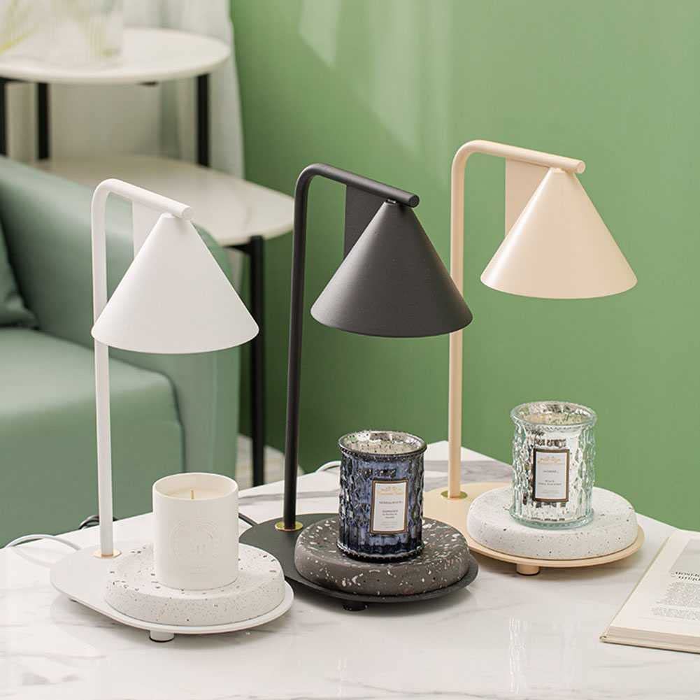 NOBRIM Riscaldatore di Candele con Timer Lampada scaldacandele Lampada retrò profumata a Fusione Lampada a Cera dimmerabile per Ufficio, Hotel, Yoga Comodino Interno