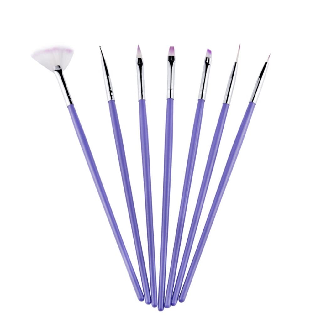 Pennelli per pittura ad olio, punte in gel per smalto per unghie Pennello per punteggiatura, pittura, disegno, penna, ventaglio, settore, linea, costruttore, decorazione, manicure, strumenti per il