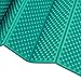tomvorks Egg Crate Foam Sleeping Pad Thickened Foldable Sleep Mat for Outdoor Camping 186x57CM (Dark Green)