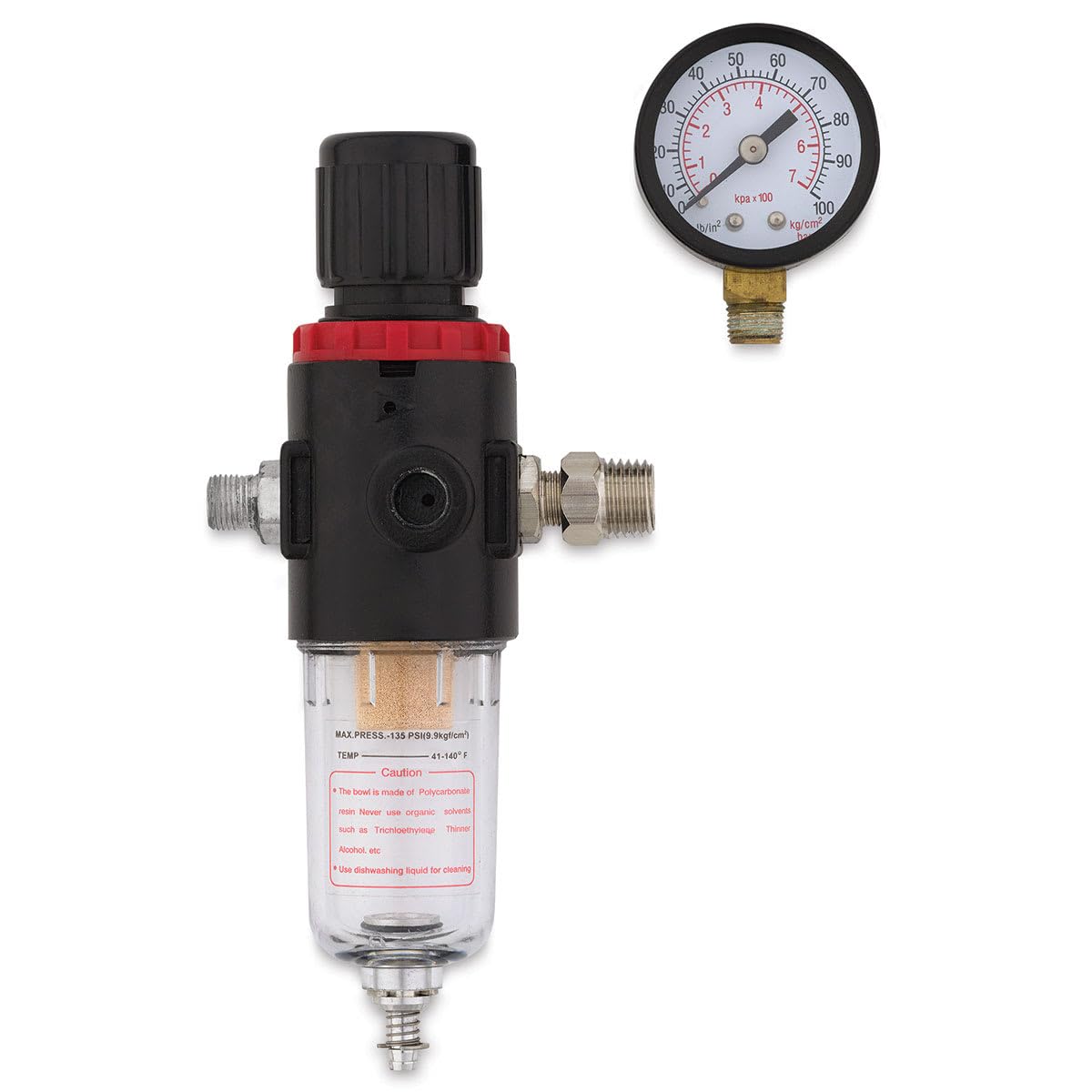 Masino Badger Air-Brush Co. 50-054 Air Regulator, Filter and Gauge