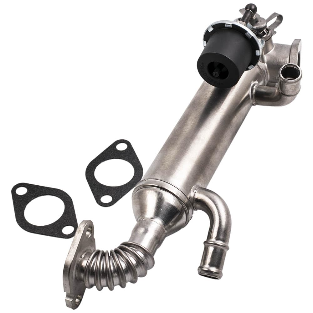 maXpeedingrods AGR-Kühler Abgasrückführung Ventil Kühler für VW T5 Multivan T5 2.5 TDI für Touareg 2.5 R5 TDI 2003-2009 EGR 070131512F 070131512D