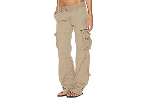 Low Waist Baggy Cargo Pants