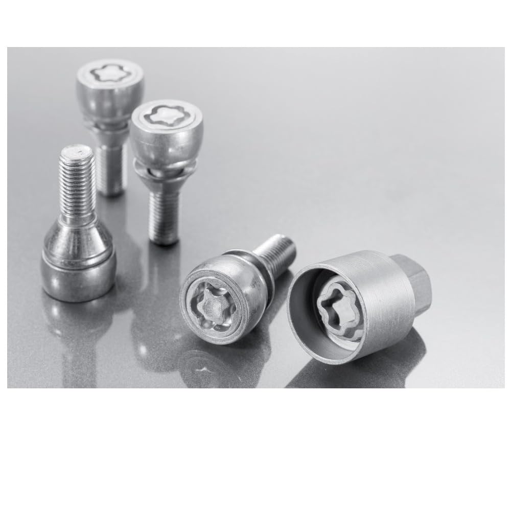 BULLONI ANTIFURTO STARLOCK CON CERCHIO IN LEGA BULLONE (DADO) ANTIRAPINA AUTO COMPATIBILE CON HONDA CR-V dal AC1/E KIT 4 BULLONI (DADI)+1 CHIAVE OMOLOGATO