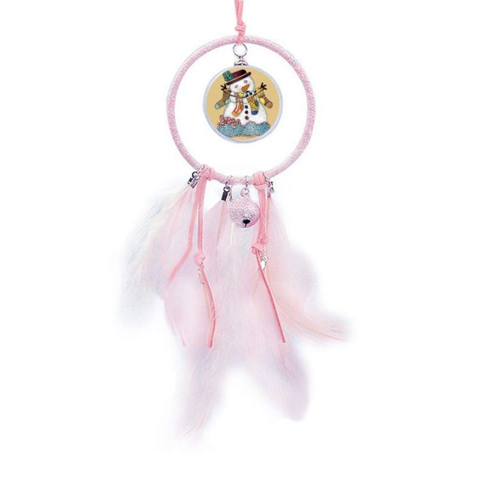 Atrapasueños de nieve navideño con tierno calcetín decorativo para proteger los sueños de los niños