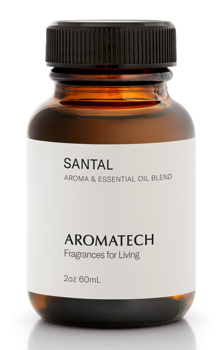 Sponsored Ad - AromaTech Earth & Woody Fragrance Essential Oils - for Aroma Oil Scent Diffusers (2 FL OZ, Santal)