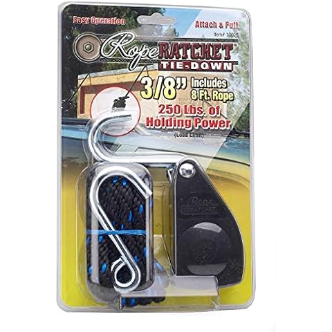 Rope Ratchet 10020 Ratchet Tie Down, 8 Feet Long, 8 Feet Long Cover