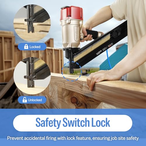 Image of meite SN3483F 30 Degree Framing Nailer, Drives 2 inch to 3-1 /4 inch Framing Nails