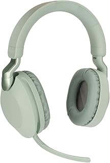 ASHATA Bluetooth Gaming Headset, Foldable Immersive Stereo Wireless Headset, HIFI Noise Canceling Headphone with Microphone, Lightweight Over Ear Headphone for Phone PS4 Laptop(Green)