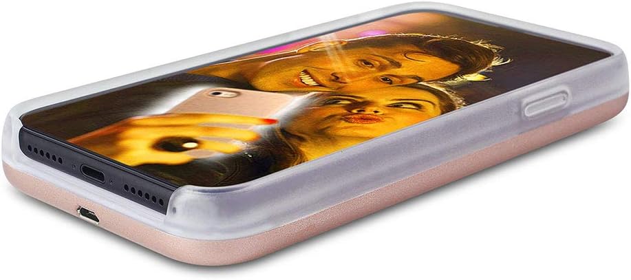 Vanjunn Selfie Light up Case for iPhone 11 LED Case with Rechargeable Back and Front Illuminated Luminous Lights for iPhone 11 (Rose Gold)