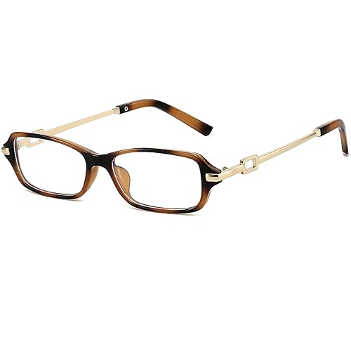 Retro Rectangle Glasses for Women Trendy 90s Small Square Blue