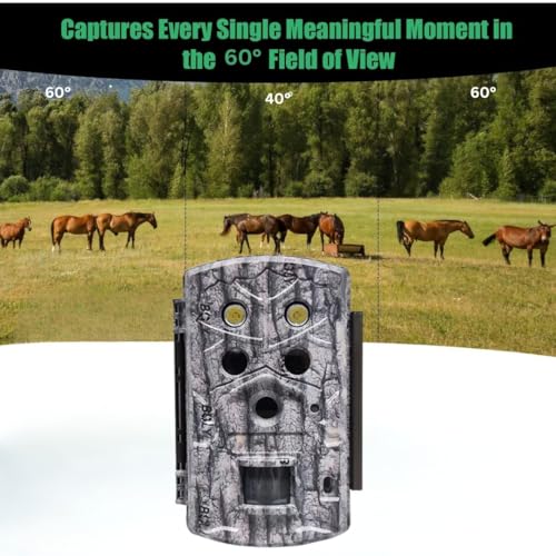 Image of T7 4K Trail Camera 45MP with Ultra HD Video, 0.4s Trigger Speed, 60 Wide Angle, Night Vision IR & White Flash, IP66 Waterproof, TF Card Support up to 256GB