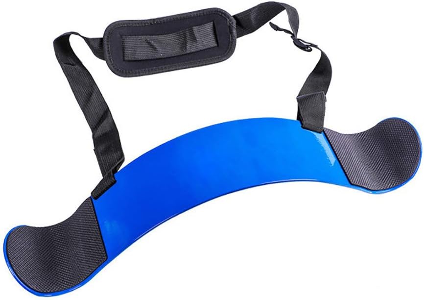 KINGBOO Fitness Arm Blaster for Biceps and Triceps Arm Blaster Adjustable Bodybuilting Bicep Isolator Blue