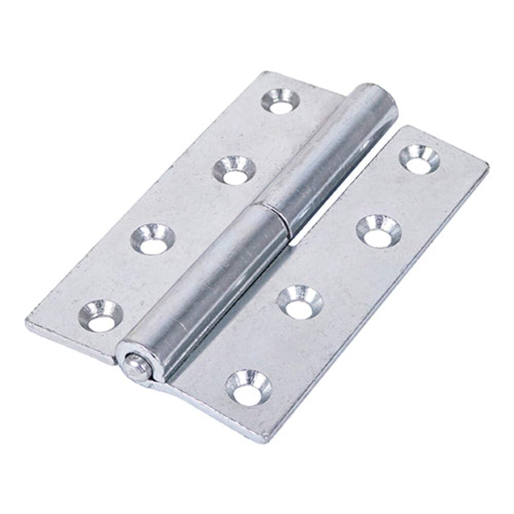 TIMCO Lift Off Hinges (457) Right Hand Steel Silver - 101 x 63, Black
