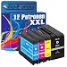 Produktbild Tito-Express PlatinumSerie 12x Patrone XXL kompatibel mit HP 932 XL & 933 XL | Geeignet für HP OfficeJet 6700 Premium 7510 7612 7610 7110 WF 6600 7600 Series 6100 E 6600