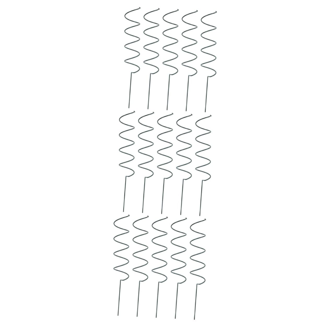 BESTonZON 3 Ensembles Tuteurs pour Plantes Grimpantes Supports Stables Et Résistants Corrosion Lot de Piquets pour Rosiers Orchidées Et Fleurs Grimpantes Installation Facile 5 Pièces * 3