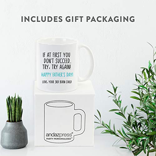 Andaz-Press-Funny-Fathers-Day-11oz-Coffee-Mug-Gift-If-at-First-You-Dont-Succeed-Try-Try-Again-Love-Your-3rd-Born-Child-1-Pack-Novelty-Dads-Birthday-Christmas-Hot-Chocolate-Cup-Gift-Ideas Andaz Press Funny Fathers Day 11oz Coffee Mug Gift If at First You Dont Succeed Try Try Again Love Your 3rd Born Child 1 Pack Novelty Dads Birthday Christmas Hot Chocolate Cup Gift Ideas