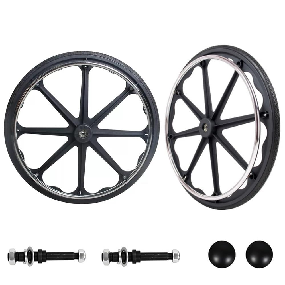 Ruedas Traseras Para Sillas De Ruedas De 24 Pulgadas, Accesorios Manuales Para Sillas De Ruedas, Rueda De Repuesto No Neumático Para Sillas De Ruedas