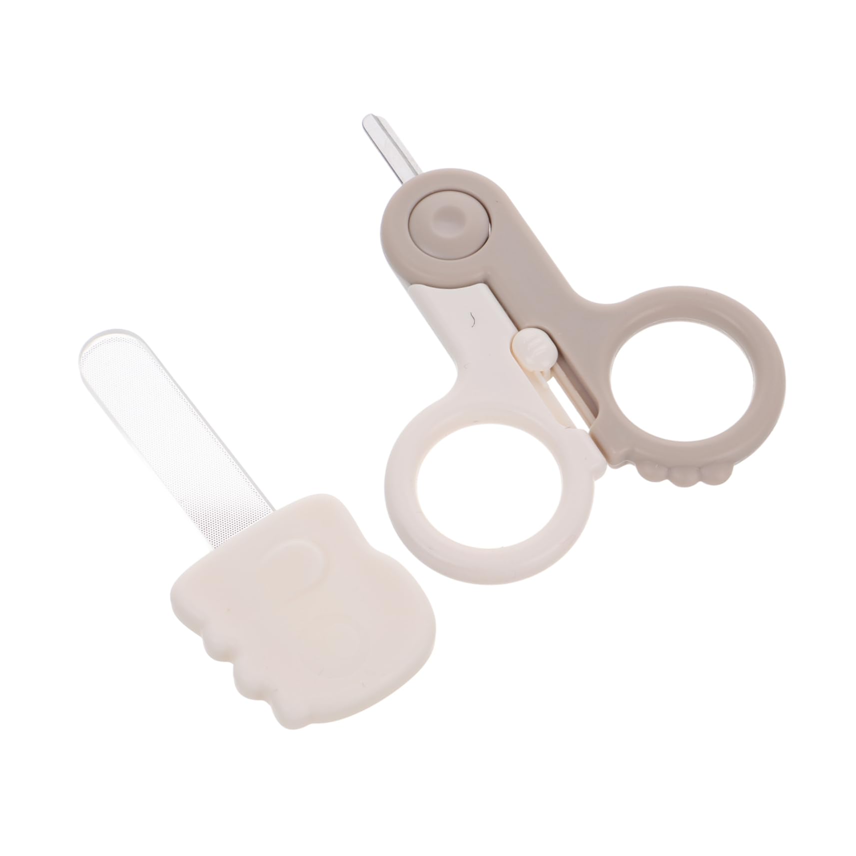 Toddmomy Infant Nail Scissors File Portable Nail Clipper Set for Newborns Safe and Easy to Use