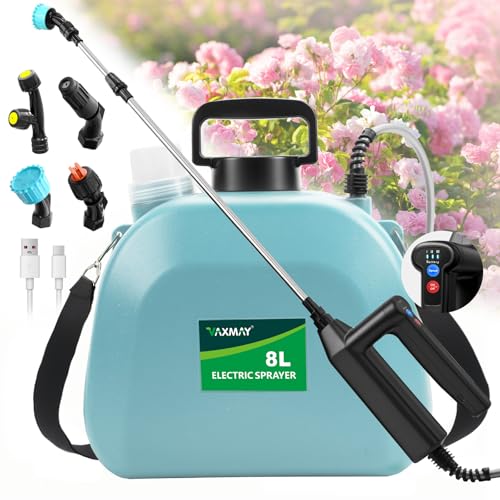 Battery Powered Sprayer 2 Gallon, 2025 Upgrade Electric...