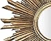 Creative Co-Op Gold Sunburst Mirror