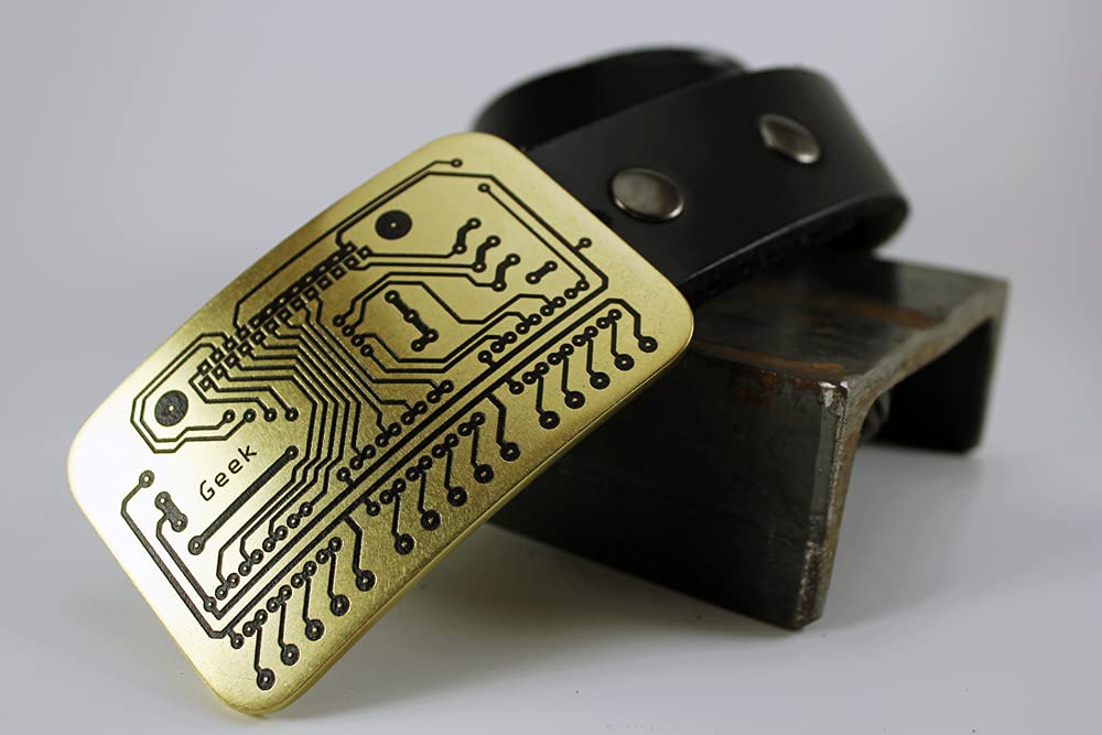 geek belt buckle