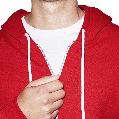 American Apparel Men's Flex Fleece Long Sleeve Zip Hoodie-USA Collection, Style F4972