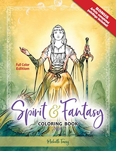 Spirit & Fantasy Coloring Book: Full Color Edition