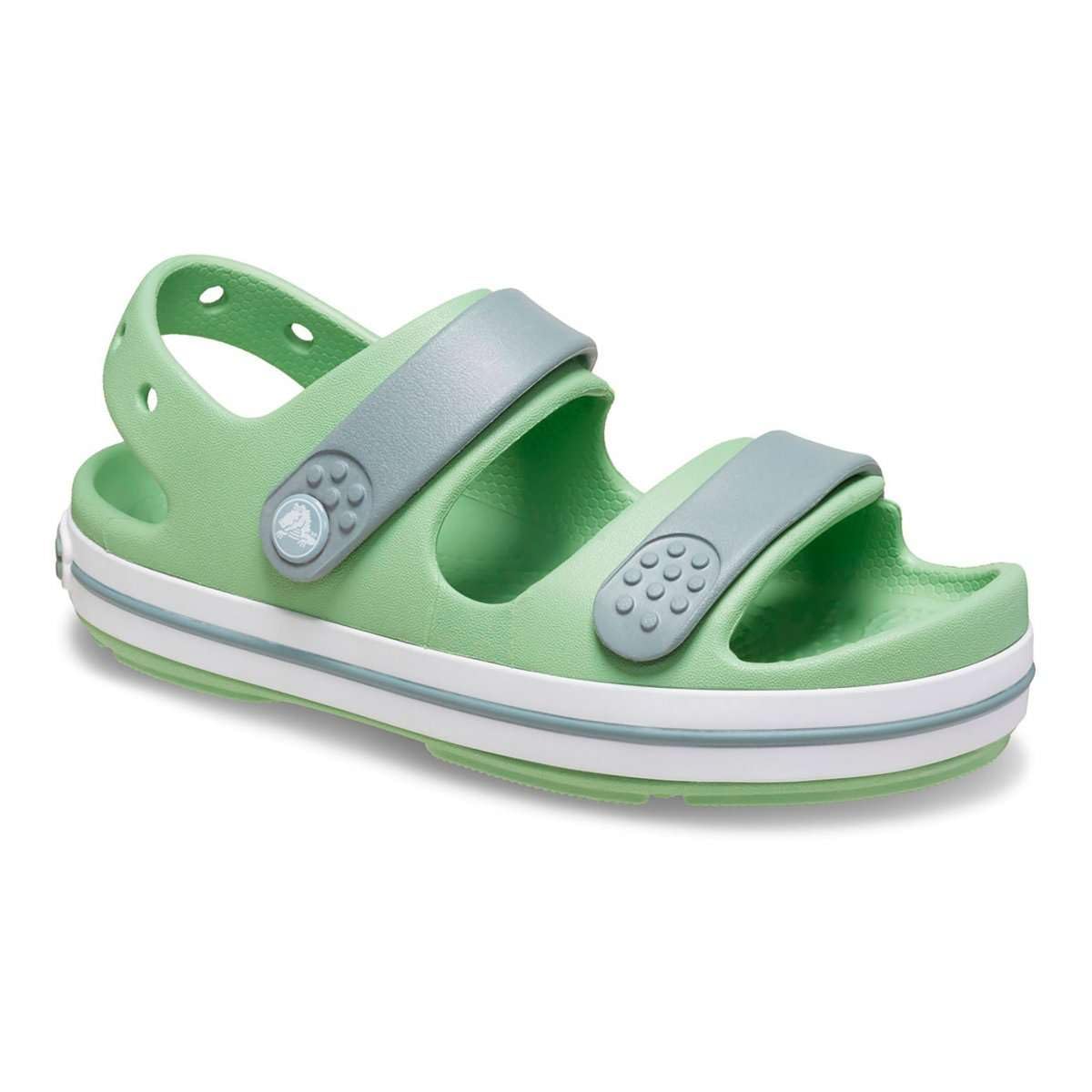 Crocs Unisex Kinder Crocband Cruiser Sandal T Sandalen, Fair Green/Dusty Green, 27/28 EU