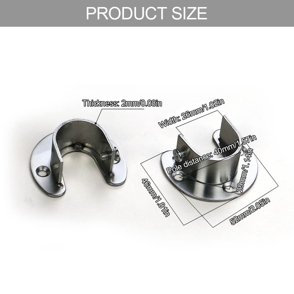 Supporto Per Palo Staffa In Acciaio L 15.5 | Leroy Merlin - Foto 6