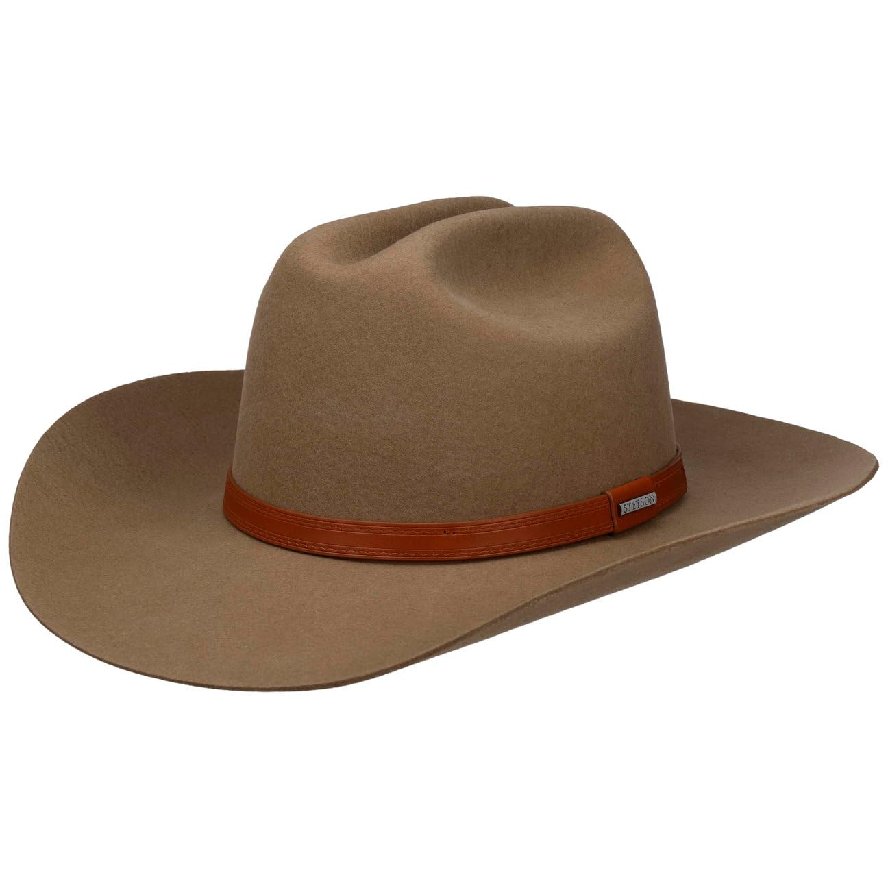 Stetson Palumo Cappello da Cowboy Western in Feltro di Lana con Cachemire Idrorepellente Uomo Primavera Estate