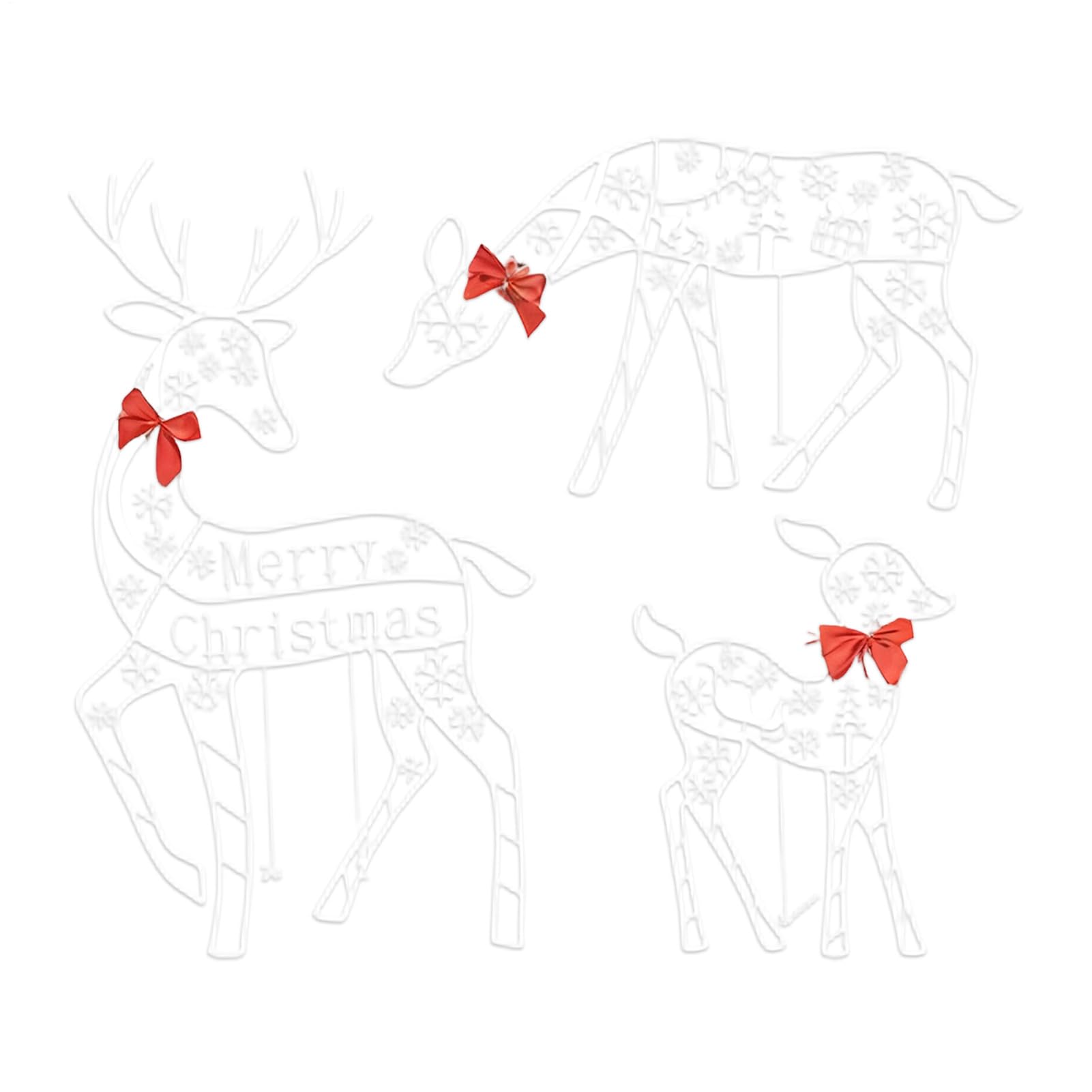 Navideños de Exterior Decoración Estacional Porche | Festivo Césped para Propietarios Planificadores de Jardín Delantero Porche Patio Césped
