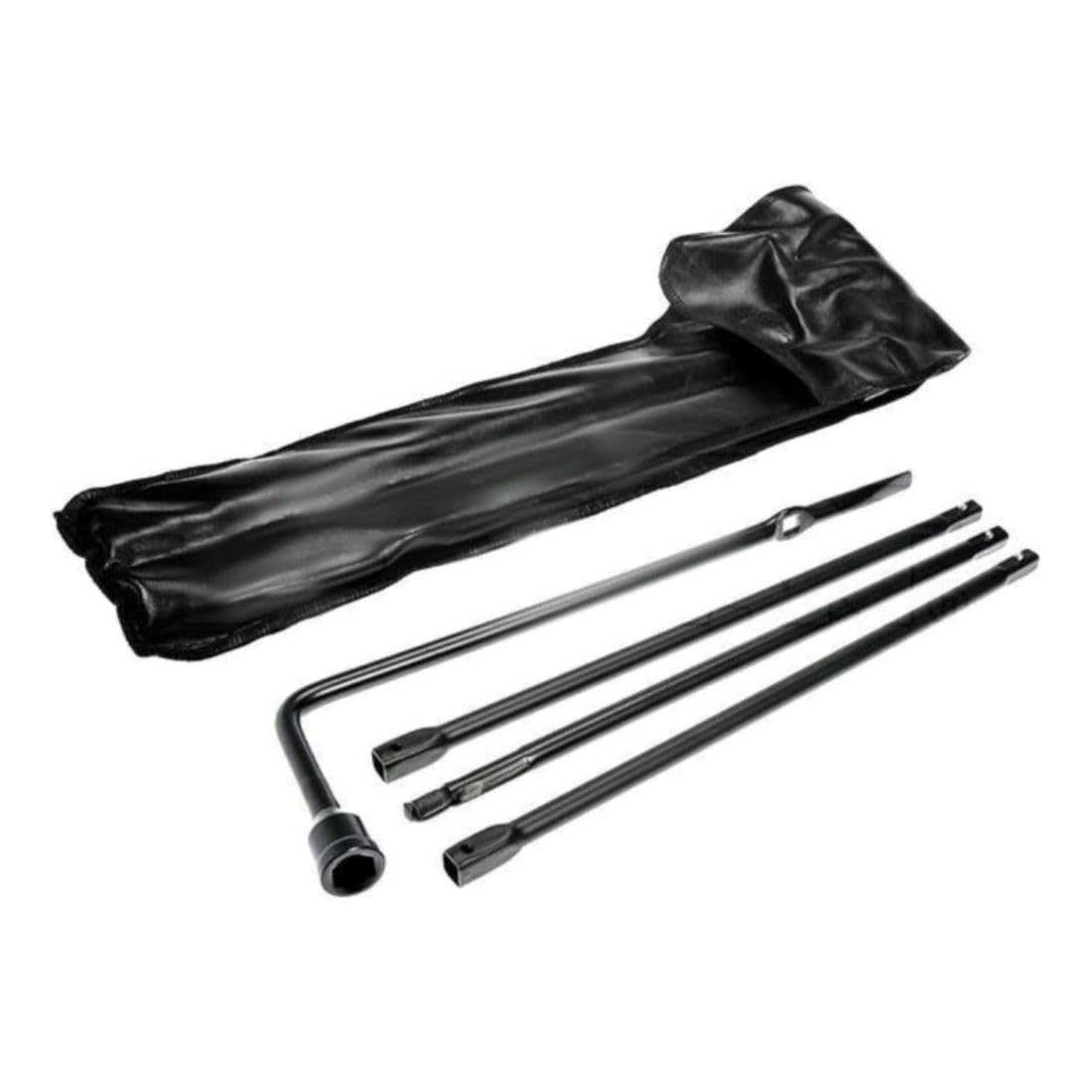 JDWEEYU Spare Tire Jack Handle Wheel Lug Wrench Assembly for Chevy for Colorado 2004-2012 Black 96QS28H