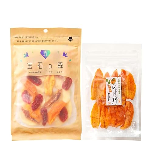 森本商会 浜田市特産セミドライミックス"宝石の森"とカット干し柿