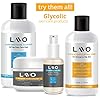 Glycolic-Acid-Toner-10-by-LAVO-Facial-Astringent-for-Oily-Problem-Acne-Prone-Skin-Face-Wrinkles-and-Fine-Lines-Contains-Lactic-Acid-Vitamin-C-Use-with-Pads-for-Men-and-Women Glycolic Acid Toner 10% by LAVO - Facial Astringent for Oily, Problem, & Acne Prone Skin - Face Wrinkles and Fine Lines - Contains Lactic Acid & Vitamin C - Use with Pads - for Men and Women