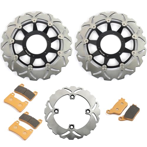 TARAZON Vorne Hinten Bremsscheiben +Bremsbeläge für HONDA CBR1000RR Fireblade RR8 RR9 08-16 CBR 1000 RR