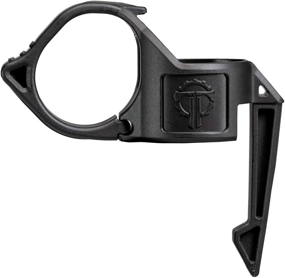 Switchback DF Flashlight Ring for SureFire Dual Fuel(FURY DFT, Intellibeam DF), Pelican 7600, Convoy S21A Flashlights (Black), Made in USA