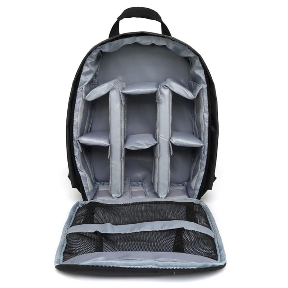 Sac à dos étanche durable pour appareil photo reflex numérique Canon, pour Sony et Olympus avec support de trépied, 8,2 x 12,5 x 5,1 pouces