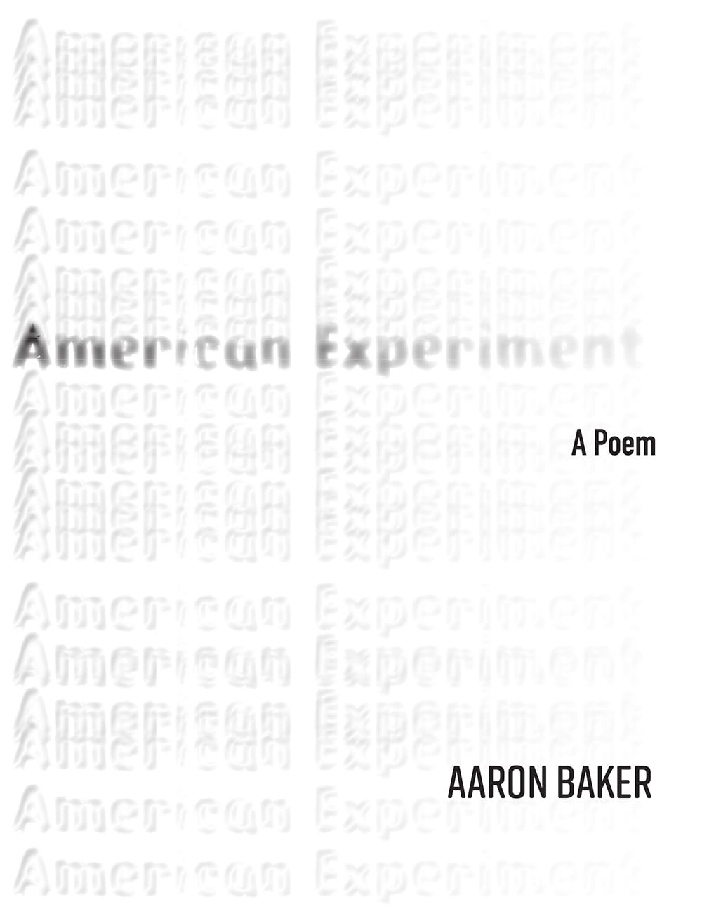 American Experiment (Volume 42): A Poem (21st Century Poets)