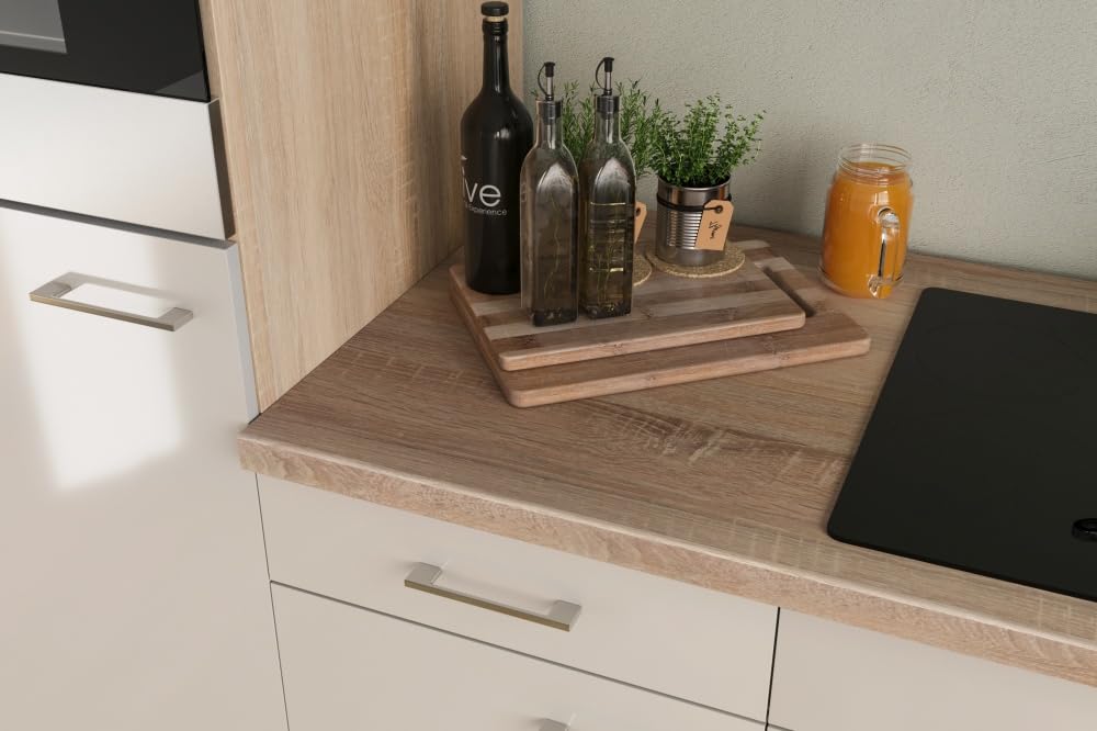 Arbeitsplatte 100 x 60 x 3,8 cm Sonoma Eiche Valencia/Neapel
