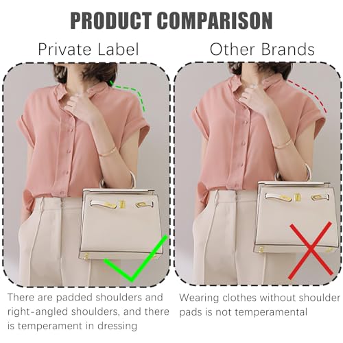 4 hombreras insertadas para hombre y mujer, esponja transpirable, almohadillas para los hombros para coser hombros, invisibles para trajes y camisetas (grosor blanco 1,5 cm, grosor negro 1,2 cm)