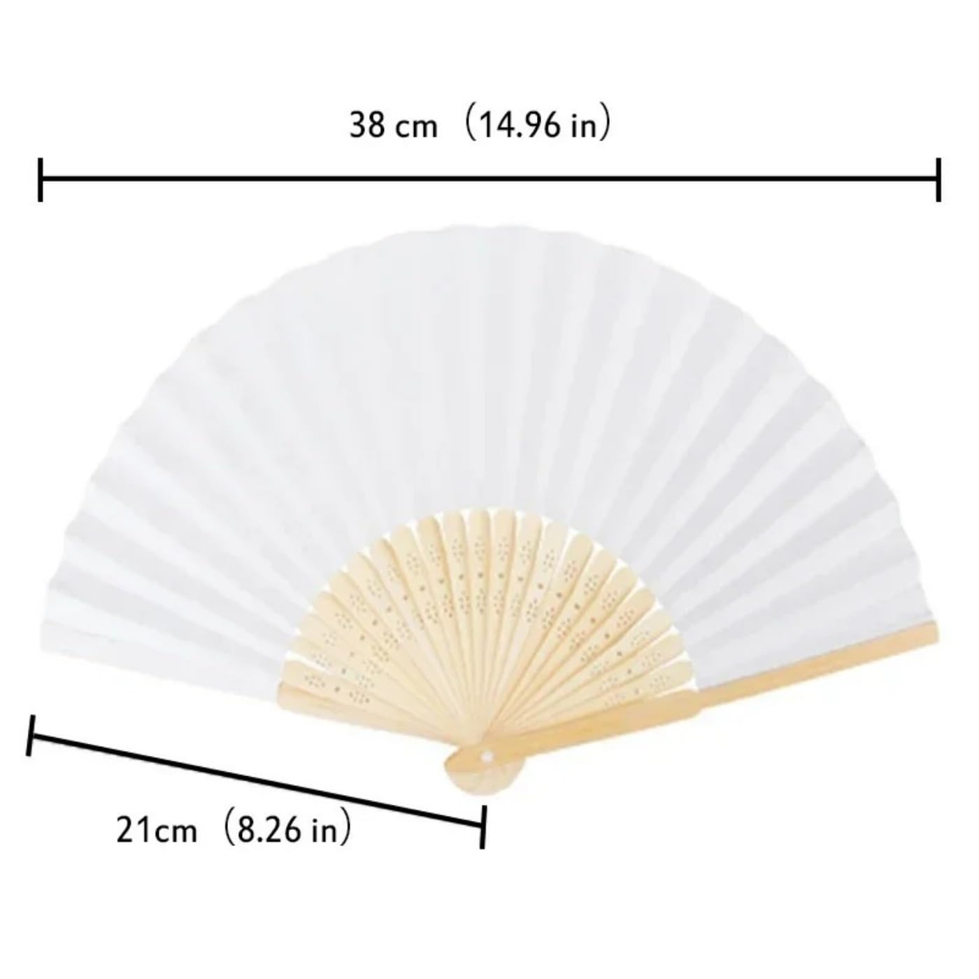 Los Fanáticos De La Boda Personalizan La Decoración Rural Fiesta De Playa Nombra Regalos Personalizados Invitados, Fans De Seda De Madera Novias (40pcs,Light blue 17)