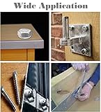 TERF® M8 X 50mm Coach Screws Hex Head M8 (8mm) X 50mm Wood Masonry Brick Concrete Wall Fixing Lag Screw Bolts for Aerial Satellite Dish TV Bracket Fence Shelves Mounting Decking - Pack of 10 - Image 8